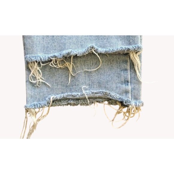 Vintage Buckle Pepe Jeans 26 Betty High Rise Embroidered Raw Cuff - Picture 9 of 15